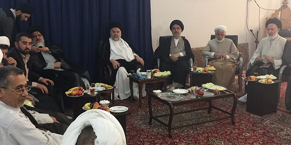 Ayatollah Milani's visit to the holy city of Qom, Iran